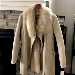 Brand new Calvin Klein suede coat. Tags still on.